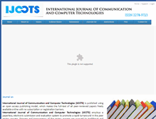 Tablet Screenshot of ijccts.org